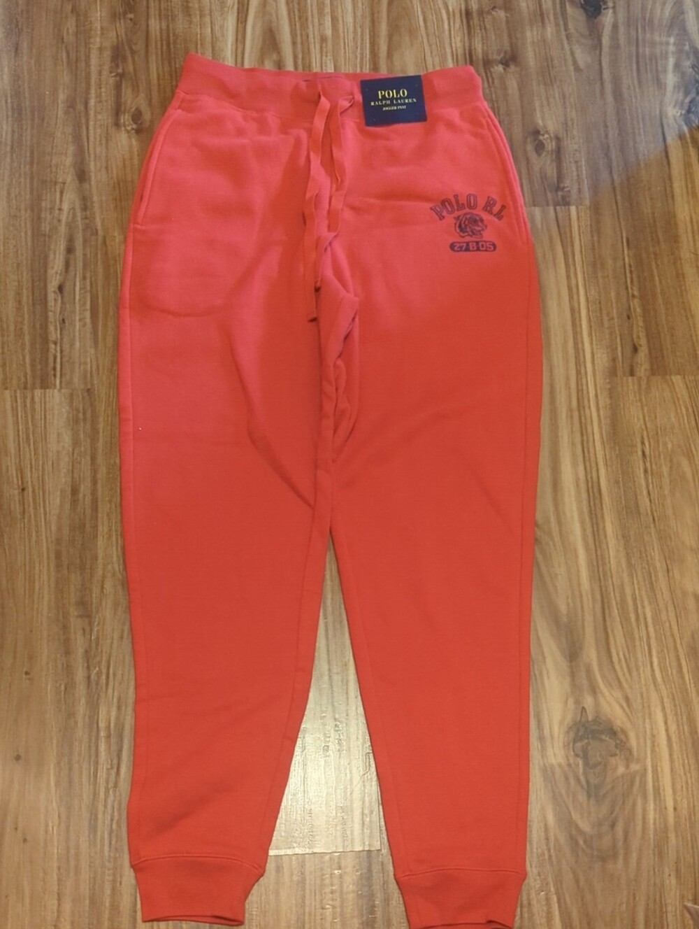 🆕 Ralph Lauren Red Drawstring Joggers